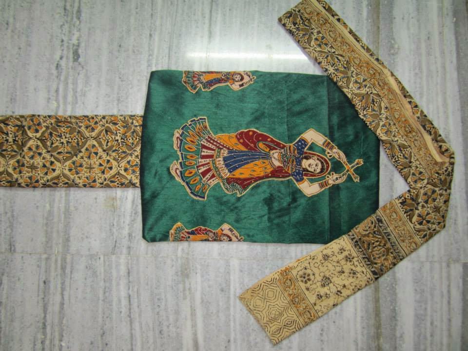 Jayanth kalamkari dress materials sale